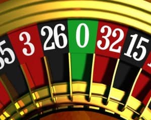 De enkele nul bij roulette