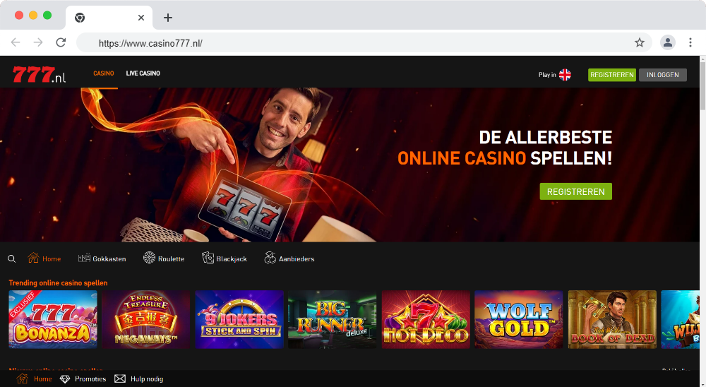 Screenshot 777.nl